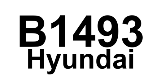 DTC B1493 Hyundai - Definição em inglês: PODS (Passenger Occupant Detecting System) Communication error Definição em Português: Erro de comunicação do sistema de detecção de ocupante do passageiro (PODS).