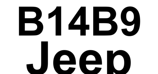DTC B14B9 Jeep - Definição em inglês: Channel 9 Audio Speaker Output Circuit Performance Definição em Português: Circuito de Saída do Alto-falante do Canal 9 - Desempenho do Circuito