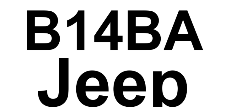 DTC B14BA Jeep - Definição em inglês: Channel 9 Audio Speaker Output Circuit Low Definição em Português: Saída de Áudio do Canal 9 - Circuito com Baixa Tensão.