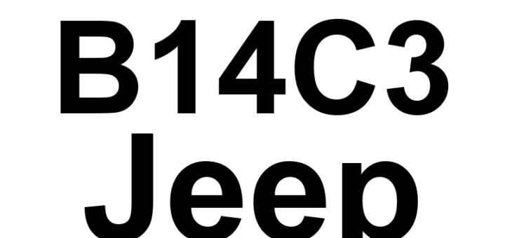 DTC B14C3 Jeep - Definição em inglês: Channel 11 Audio Speaker Output Circuit Performance Definição em Português: Saída de Áudio do Canal 11 - Desempenho do Circuito