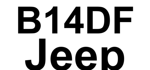 DTC B14DF Jeep - Definição em inglês: DVD Player Region Configuration Mismatch Definição em Português: Configuração da Região do Leitor de DVD - Incompatibilidade Detectada