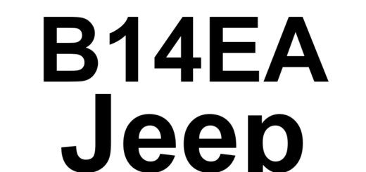 DTC B14EA Jeep - Definição em inglês: Channel 4 Audio Left Continuity Definição em Português: Canal 4 Áudio Esquerdo - Continuidade
