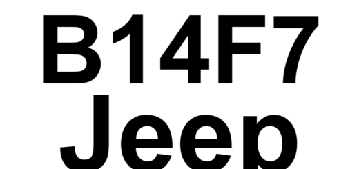 DTC B14F7 Jeep - Definição em inglês: Channel 8 Audio Right Continuity Definição em Português: Canal de Áudio 8 Direito - Continuidade