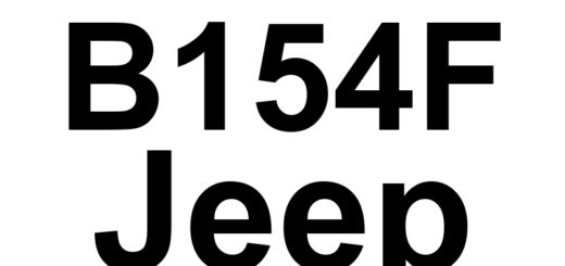 DTC B154F Jeep - Definição em inglês: Lost Crankshaft Pulse Signal Definição em Português: Sinal de Pulso do Virabrequim - Perdido