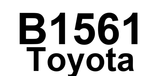 DTC B1561 Toyota - Definição em inglês: XM Tuner Disconnected (Command Line) Definição em Português: Sintonizador XM - Desconectado (Linha de Comando)