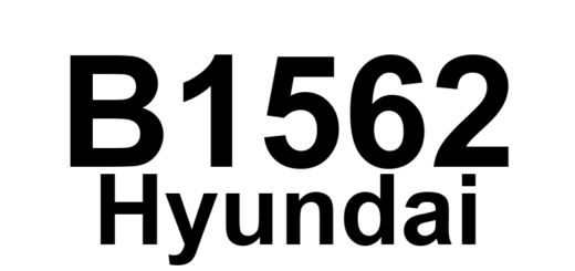 DTC B1562 Hyundai - Definição em inglês: Fuel Sender ERR Definição em Português: Sensor de Nível de Combustível - Erro Detected