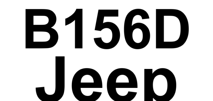 DTC B156D Jeep - Definição em inglês: Low Voltage Differential Signal LVDS Video Cable Definição em Português: Cabo de Vídeo LVDS - Sinal de Baixa Tensão (Diferencial)