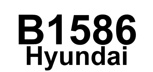 DTC B1586 Hyundai - Definição em inglês: Chime Open Or Short High Definição em Português: Campainha - Circuito Aberto ou Curto Alto