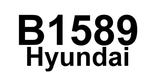 DTC B1589 Hyundai - Definição em inglês: Right Rear Wiper/Washer MF Switch Definição em Português: Interruptor do Limpador/Lavador Traseiro Direito - Problema Detectado