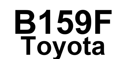 DTC B159F Toyota - Definição em inglês: No Response from XM Tuner Definição em Português: Sintonizador XM - Sem Resposta