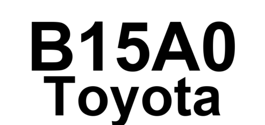 DTC B15A0 Toyota - Definição em inglês: LAN Master Malfunction Definição em Português: Mestre da Rede LAN - Mau Funcionamento