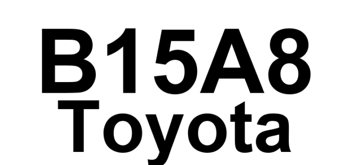 DTC B15A8 Toyota - Definição em inglês: Telematics Transceiver Malfunction Definição em Português: Transceiver de Telemática - Mau Funcionamento