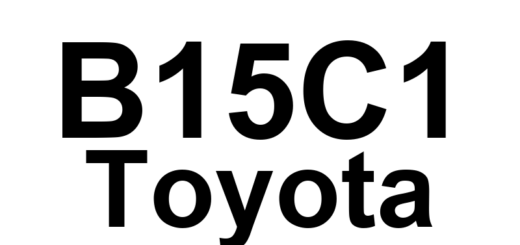 DTC B15C1 Toyota - Definição em inglês: Open in GPS Antenna Definição em Português: Antena GPS - Circuito Aberto