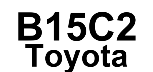 DTC B15C2 Toyota - Definição em inglês: Speed Signal Malfunction Definição em Português: Sinal de Velocidade - Mau Funcionamento