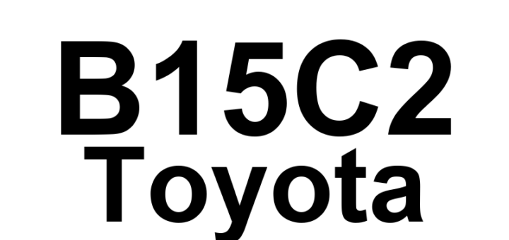 DTC B15C2 Toyota - Definição em inglês: Speed Signal Malfunction Definição em Português: Sinal de Velocidade - Mau Funcionamento