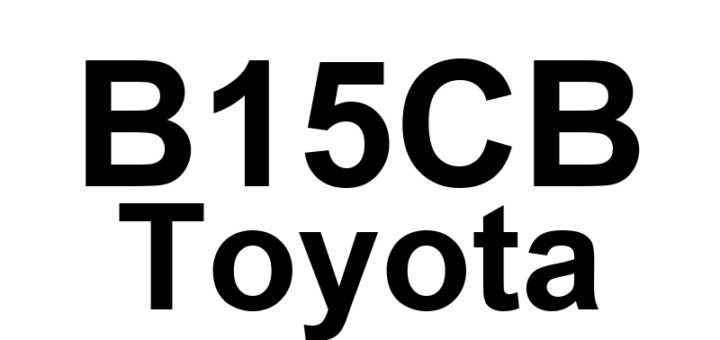 DTC B15CB Toyota - Definição em inglês: Telematics Transceiver Antenna Disconnected Definição em Português: Antena do Transceptor de Telemática - Desconectada