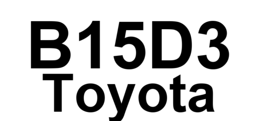 DTC B15D3 Toyota - Definição em inglês: Stereo Component Amplifier Disconnected Definição em Português: Amplificador de Componente do Estéreo - Desconectado