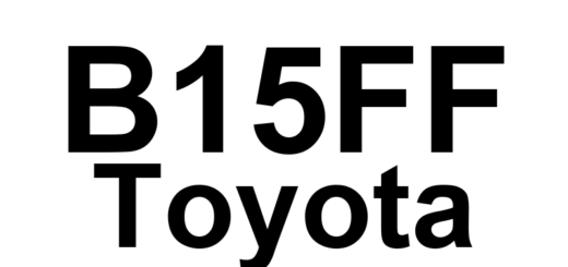 DTC B15FF Toyota - Definição em inglês: XM Tuner Antenna Short Definição em Português: Antena do Sintonizador XM - Curto-circuito.