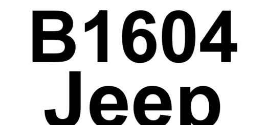 DTC B1604 Jeep - Definição em inglês: Right Solar Sensor Circuit Low Definição em Português: Sensor Solar Direito - Circuito com Baixa Tensão