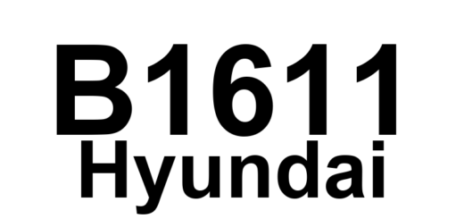 DTC B1611 Hyundai - Definição em inglês: CAN Time-out FAM Definição em Português: Tempo limite no CAN - FAM