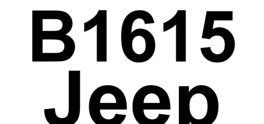 DTC B1615 Jeep - Definição em inglês: Panel Illumination Control Circuit Open Definição em Português: Circuito de Controle da Iluminação do Painel - Circuito Aberto