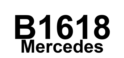DTC B1618 Mercedes - Definição em inglês: Part E19/2 (Right license plate lamp) is defective Definição em Português: Lâmpada da placa direita (E19/2) - Defeituosa