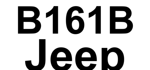 DTC B161B Jeep - Definição em inglês: Courtesy/Dome Lamp Control Circuit Low Definição em Português: Circuito de Controle da Luz de Cortesia/Domo - Baixa Tensão