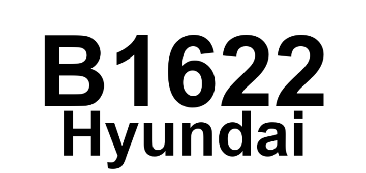 DTC B1622 Hyundai - Definição em inglês: ECU Software Error Definição em Português: Erro no Software da ECU