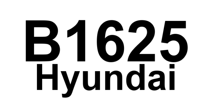 DTC B1625 Hyundai - Definição em inglês: ECM Communication Data Failure Definição em Português: Falha nos Dados de Comunicação da ECM.
