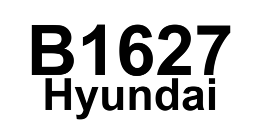 DTC B1627 Hyundai - Definição em inglês: EEPROM Corruption Definição em Português: EEPROM - Corrupção
