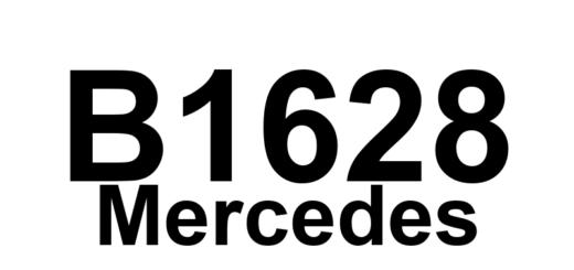 DTC B1628 Mercedes - Definição em inglês: Part E2e5 (Turn signal lamp) in module E2 (Right front headlamp unit) is defective. Definição em Português: Lâmpada de sinalização - Defeito detectado (módulo E2, farol dianteiro direito)