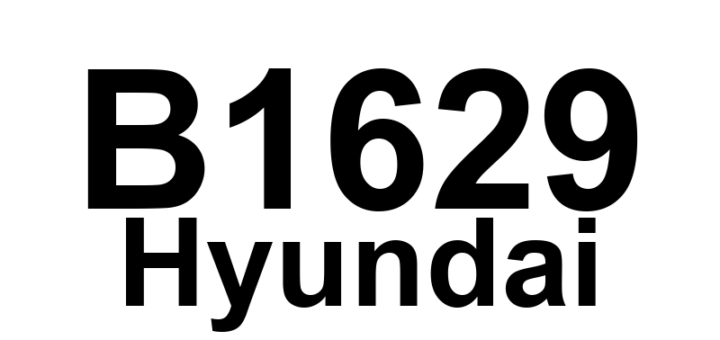 DTC B1629 Hyundai - Definição em inglês: Lin Reception Error Definição em Português: Erro de Recepção LIN