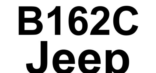 DTC B162C Jeep - Definição em inglês: Left Low Beam Control Circuit High Definição em Português: Circuito do Farol Baixo Esquerdo - Alta Tensão