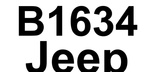 DTC B1634 Jeep - Definição em inglês: Left Hi Beam Control Circuit High Definição em Português: Circuito do Controle do Farol Alto Esquerdo - Tensão Alta