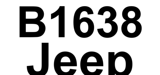 DTC B1638 Jeep - Definição em inglês: Right Hi Beam Control Circuit High Definição em Português: Circuito de Controle do Farol Alto Direito - Alta Tensão