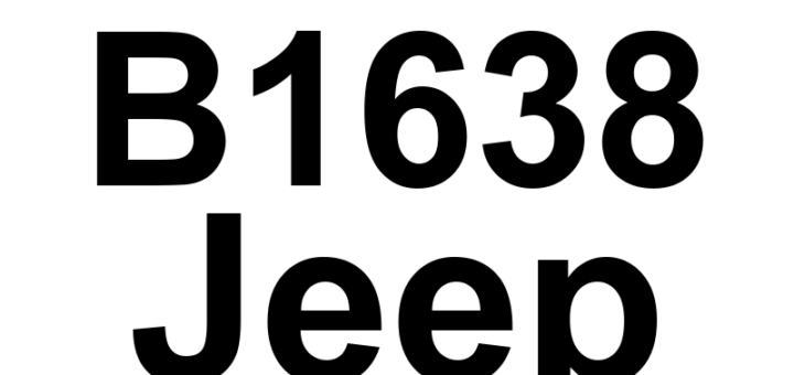 DTC B1638 Jeep - Definição em inglês: Right Hi Beam Control Circuit High Definição em Português: Circuito de Controle do Farol Alto Direito - Alta Tensão