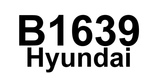 DTC B1639 Hyundai - Definição em inglês: LIN communication error DBL left Definição em Português: Erro de comunicação LIN - DBL esquerdo