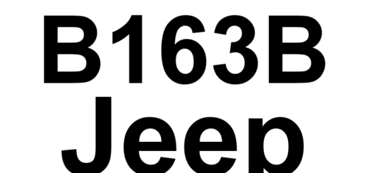 DTC B163B Jeep - Definição em inglês: Front Left Turn Control Circuit Low Definição em Português: Circuito de Controle da Seta Esquerda Dianteira - Baixa Tensão