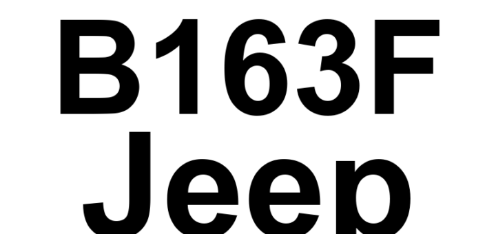 DTC B163F Jeep - Definição em inglês: Front Right Turn Control Circuit Low Definição em Português: Circuito de Controle da Seta Direita Dianteira - Baixa Tensão