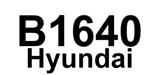 DTC B1640 Hyundai - Definição em inglês: LIN communication error DBL right Definição em Português: Erro de comunicação LIN - Farol duplo direito.