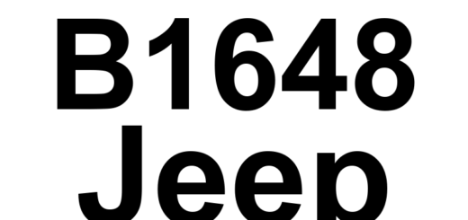 DTC B1648 Jeep - Definição em inglês: Rear Right Turn Control Circuit High Definição em Português: Circuito do Controle de Seta Traseira Direita - Alta Tensão.
