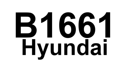 DTC B1661 Hyundai - Definição em inglês: SRSCM parameter Definição em Português: Parâmetro do Módulo de Controle do Sistema de Retenção Suplementar (SRSCM)