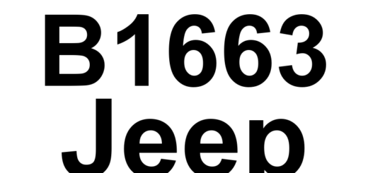 DTC B1663 Jeep - Definição em inglês: Rear Fog Lamp Control Circuit Low Definição em Português: Circuito de Controle da Lanterna de Neblina Traseira - Baixa Tensão