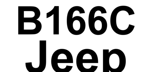 DTC B166C Jeep - Definição em inglês: Left Trailer Tow Lamp Control Circuit High Definição em Português: Circuito de Controle da Lâmpada de Reboque Esquerda - Alta Tensão