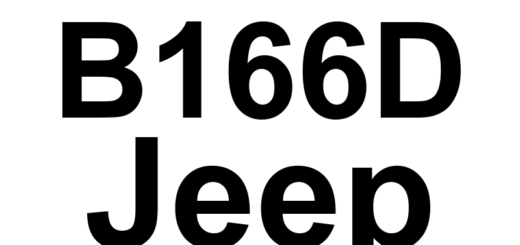 DTC B166D Jeep - Definição em inglês: Left Trailer Tow Lamp Control Circuit Open Definição em Português: Circuito de Controle da Lâmpada de Reboque Esquerda - Circuito Aberto