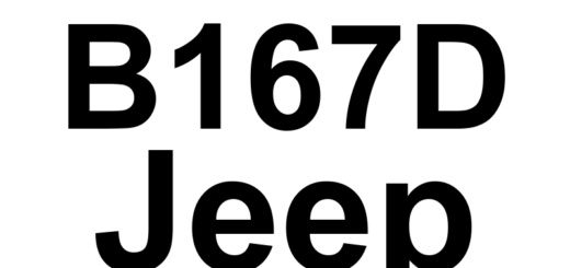 DTC B167D Jeep - Definição em inglês: Front Headlamp Leveling Sensor Circuit Performance Definição em Português: Circuito do Sensor de Nivelamento do Farol Dianteiro - Desempenho