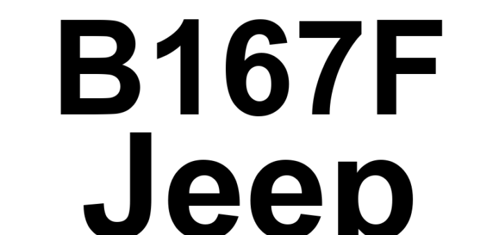 DTC B167F Jeep - Definição em inglês: Front Headlamp Leveling Sensor Circuit High Definição em Português: Circuito do Sensor de Nivelamento do Farol Dianteiro - Tensão Alta