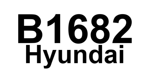 DTC B1682 Hyundai - Definição em inglês: DDM and Rear RH Serial Communication Error Definição em Português: Erro de Comunicação Serial do Módulo da Porta do Motorista e Traseiro Direito.