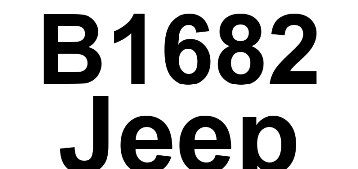 DTC B1682 Jeep - Definição em inglês: Rear Headlamp Leveling Sensor Circuit Low Definição em Português: Circuito do Sensor de Nivelamento do Farol Traseiro - Baixa Tensão