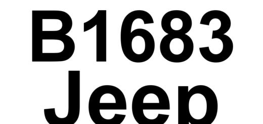 DTC B1683 Jeep - Definição em inglês: Rear Headlamp Leveling Sensor Circuit High Definição em Português: Circuito do Sensor de Nivelamento do Farol Traseiro - Tensão Alta